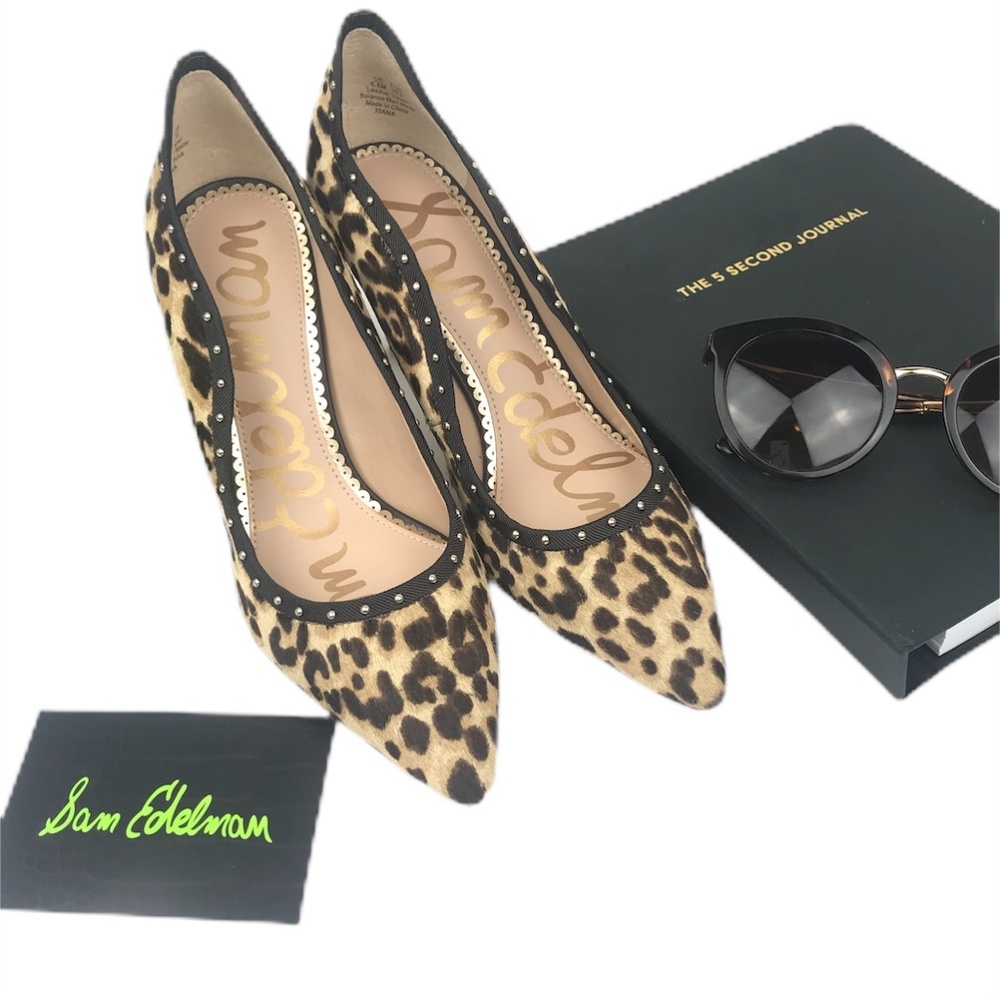 Sam Edelman Tiana Pump Leopard Brahma 5.5